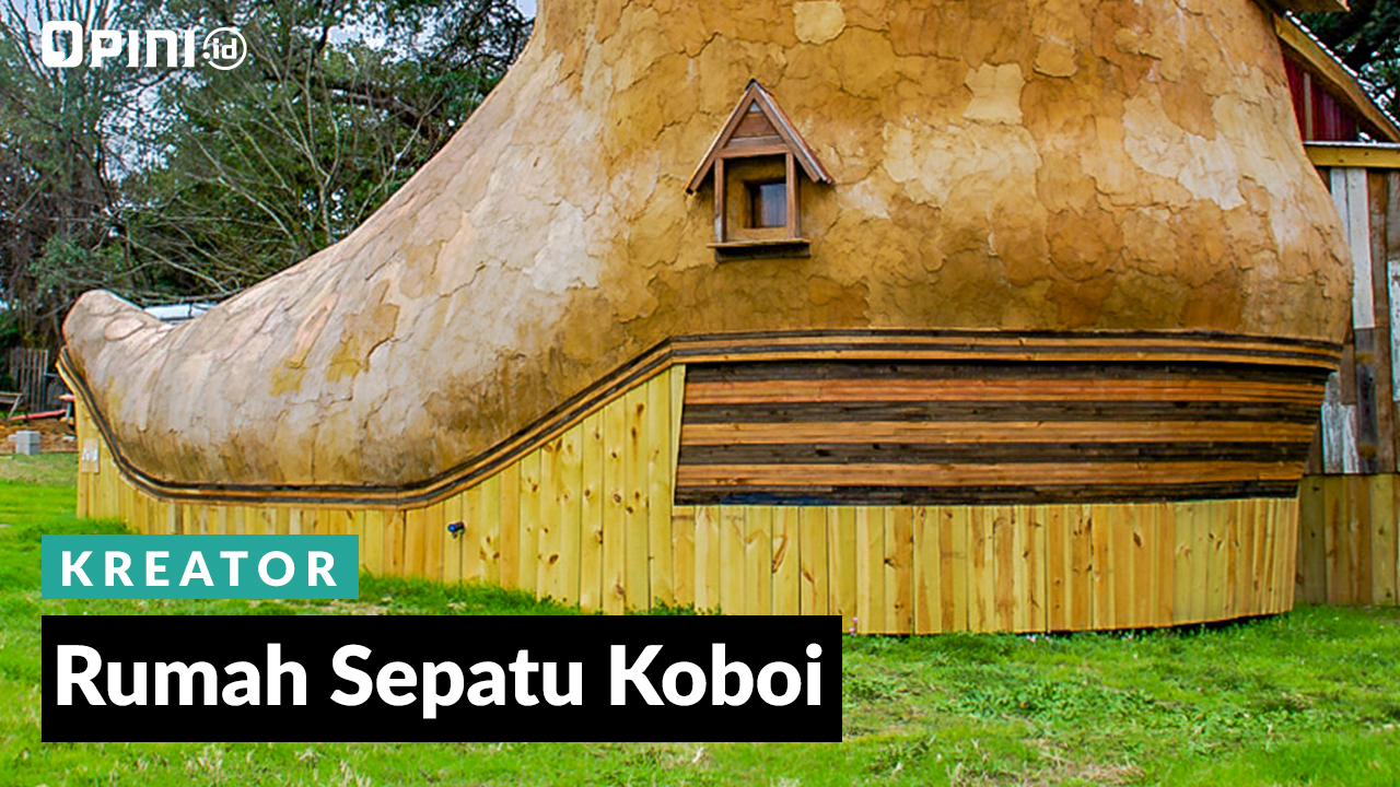  1MENIT Rumah Sepatu Koboi Opini id