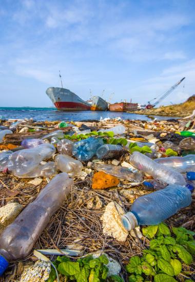 Human pollution. Пластик в море. Umweltverschmutzung.